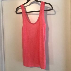 VS Neon Pink Low Back Tank